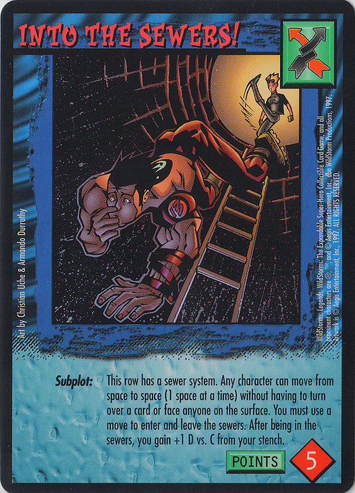 Into The Sewers!